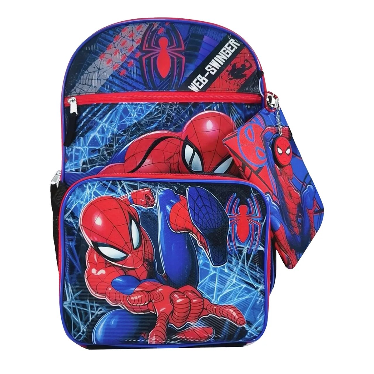 Kid's Spiderman 5 Piece Backpack Set