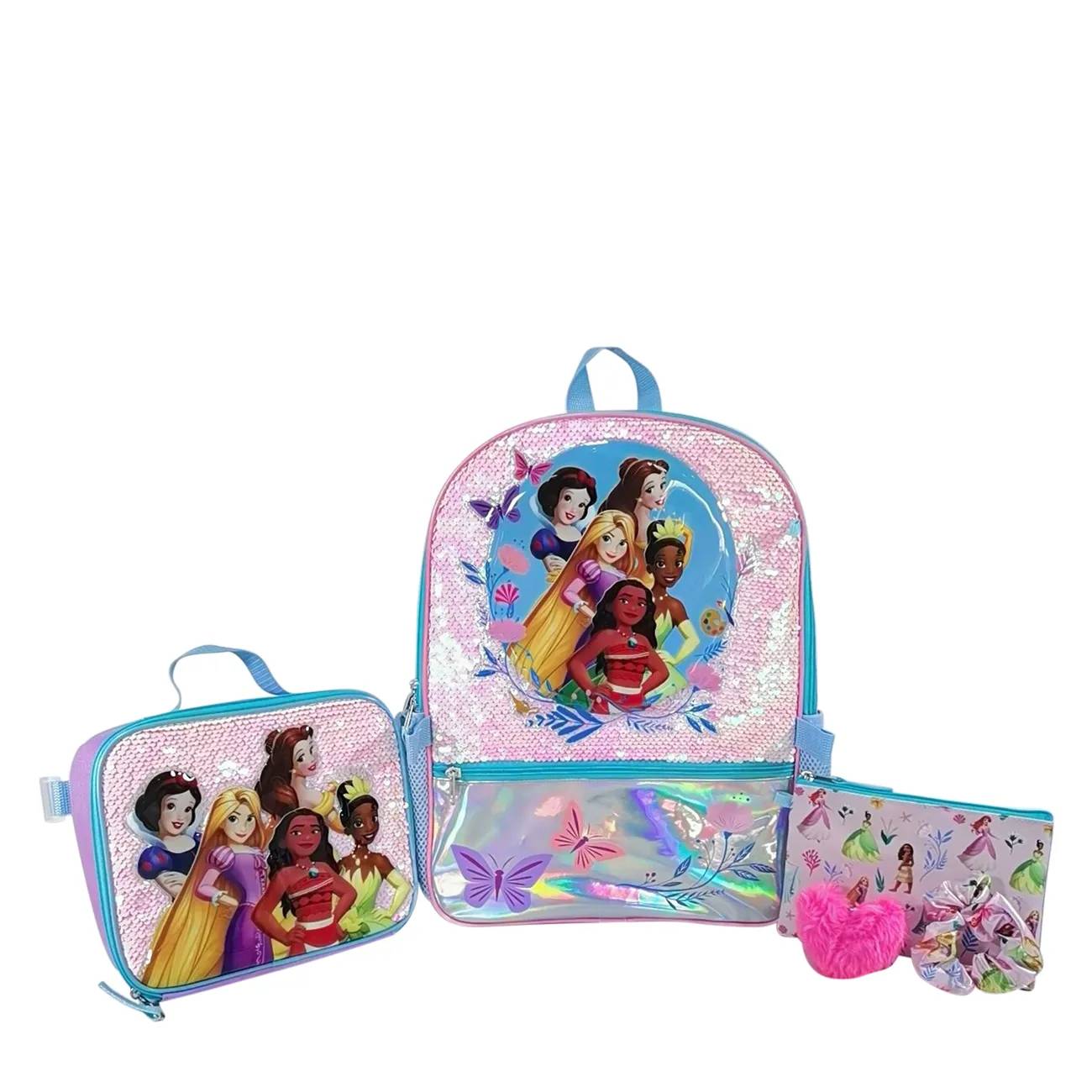 Bioworld Kid's Disney Princess 5 Piece Backpack