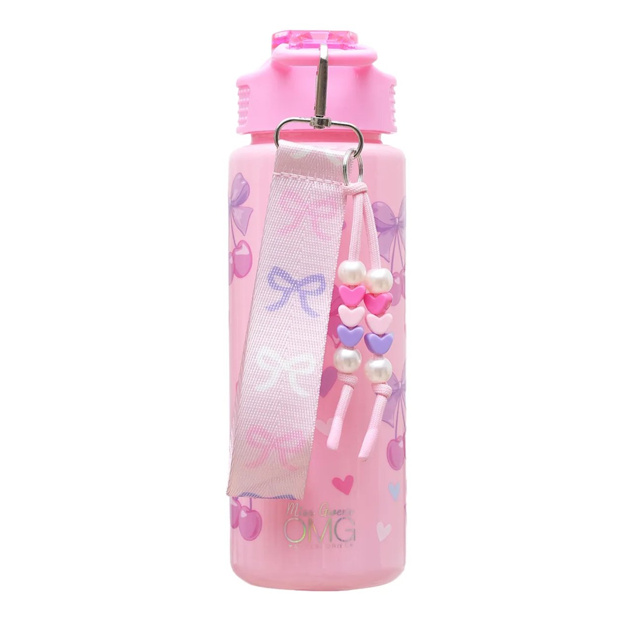 Kids' Cherry Watter Bottle With Wristlet