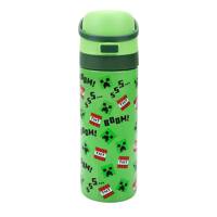 Kids' Minecraft Water Bottle GREEN view