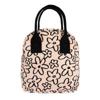 Women's Minimal Floral Foodie Tote BEIGE view