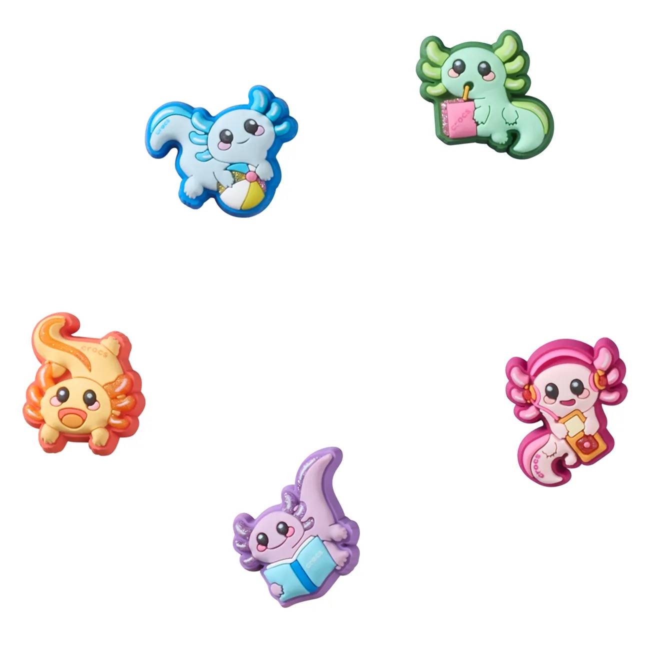 Crocs Tiny Axolotl Jibbitz - 5 Pack