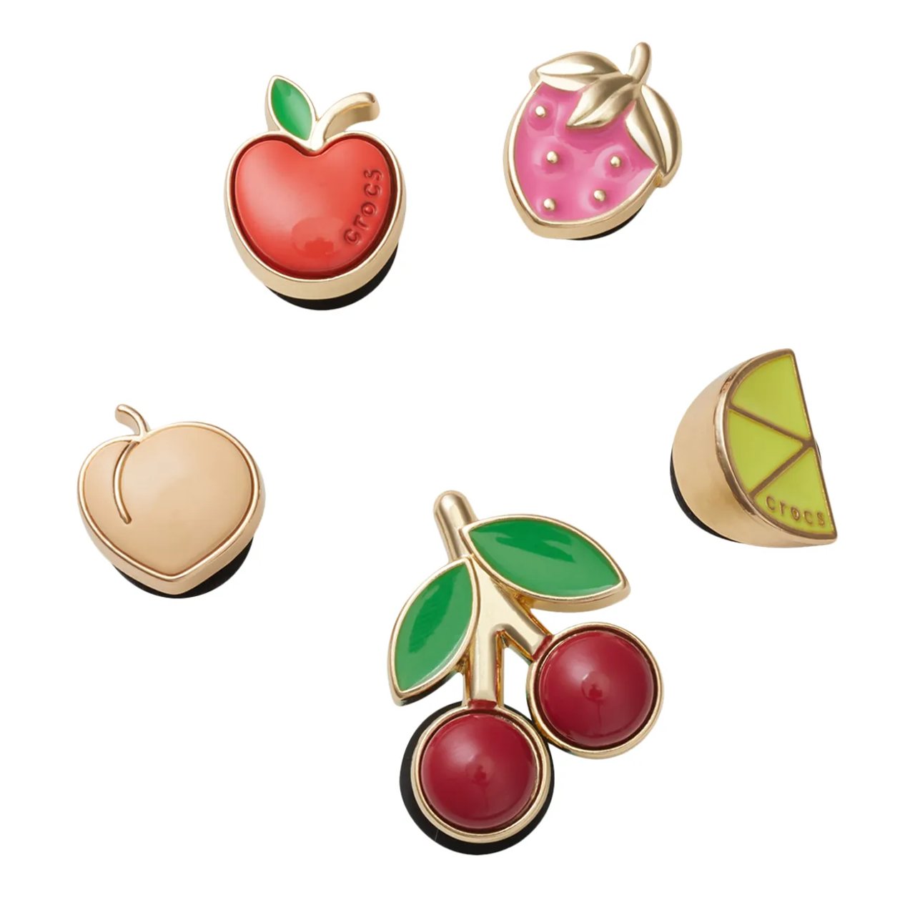Fruits Jibbitz Charms - 5 Pack