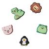 Cartoon Animal Friends Jibbitz Charms - 5 Pack MULTI-COLOUR view