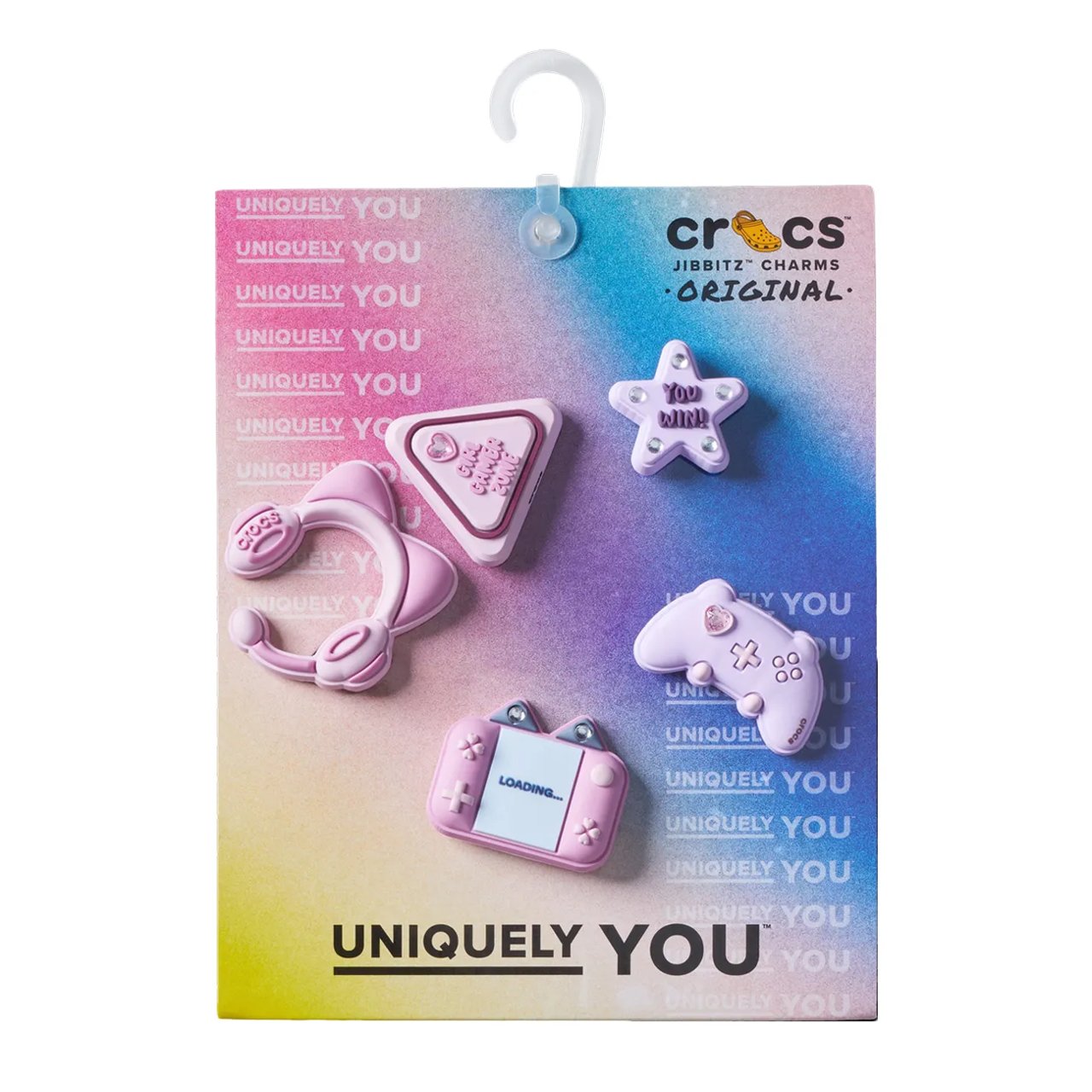 Gamer Girl Jibbitz Charms - 5 Pack
