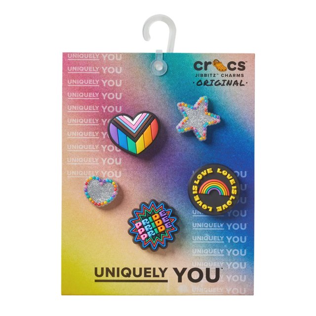 Pride Jibbitz Charms - 5 Pack