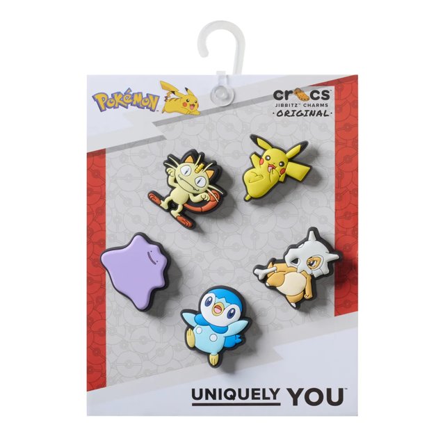 Pokemon Variety Jibbitz Charms - 5 Pack