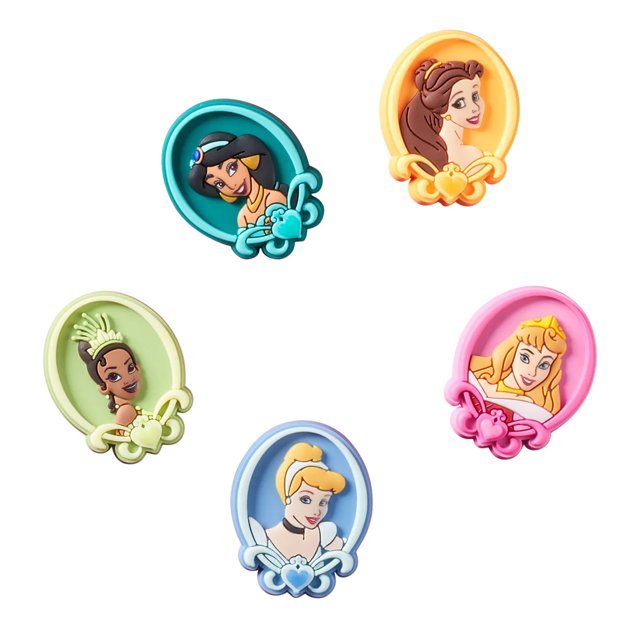 Disney Princess Jibbitz Charms - 5 Pack