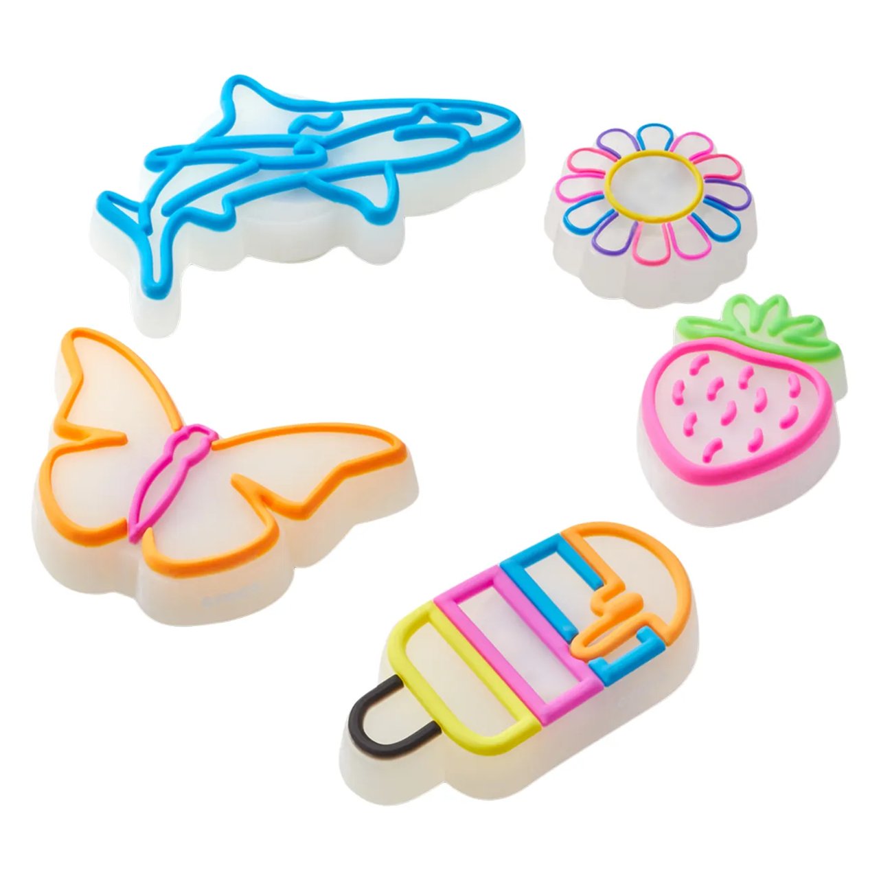 Lights Up Summer JIbbitz Charms - 5 Pack