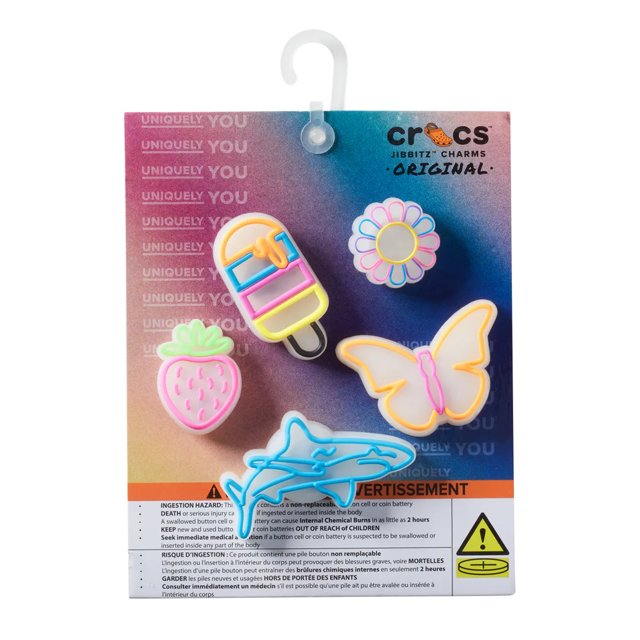 Lights Up Summer JIbbitz Charms - 5 Pack