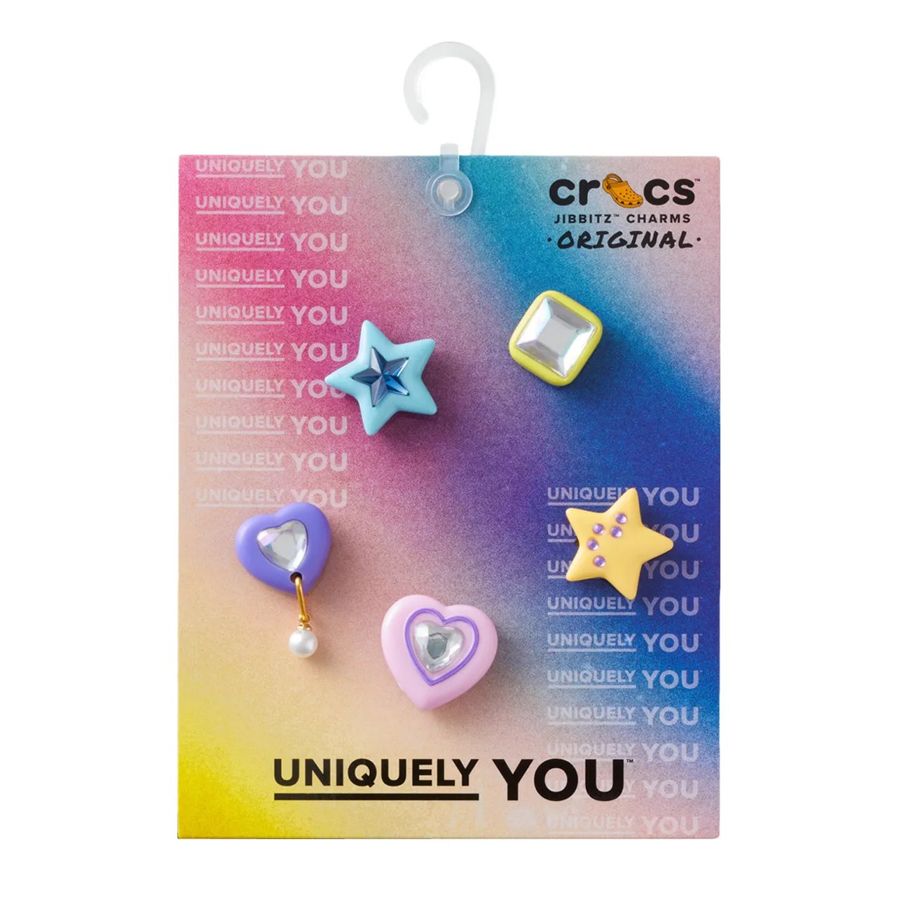 Dazzling Gem Jibbitz Charms - 5 Pack