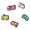 Tiny Work Trucks Jibbitz Charms - 5 Pack MULTI-COLOUR view