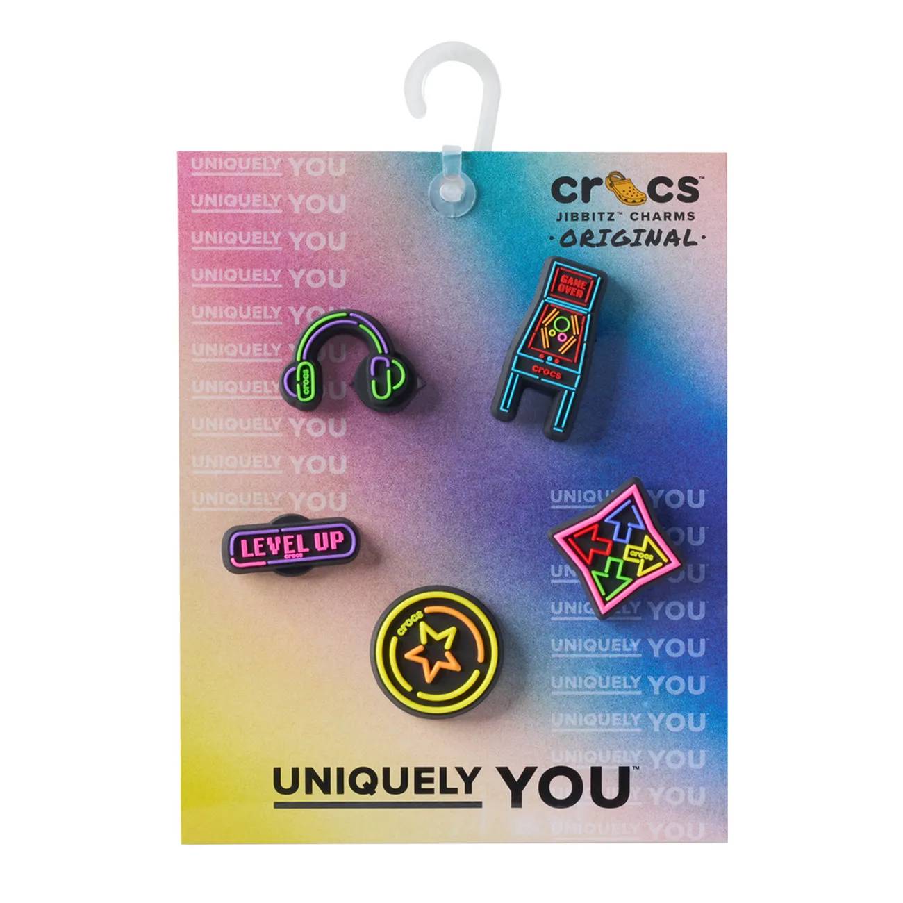Crocs Jibbitz 5 Pack Level Up Gamer