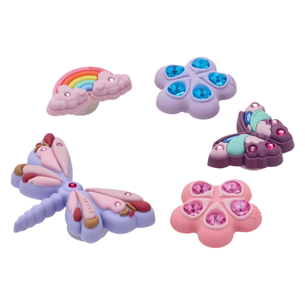 Magical Garden Bug Jibbitz Set - 5 Pack