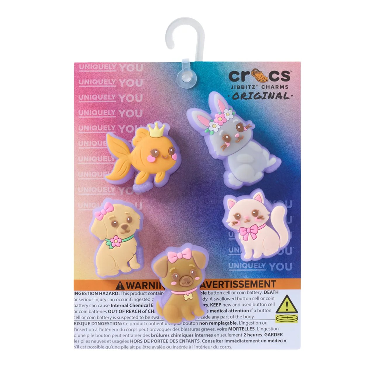 Jibbitz Light-Up Princess Pets 5 Pack