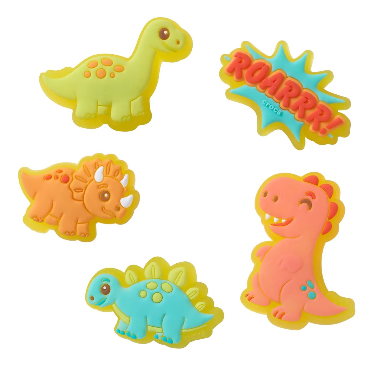 CROCS LIGHTS UP LITTLE DINOS 5 PACK MULTI