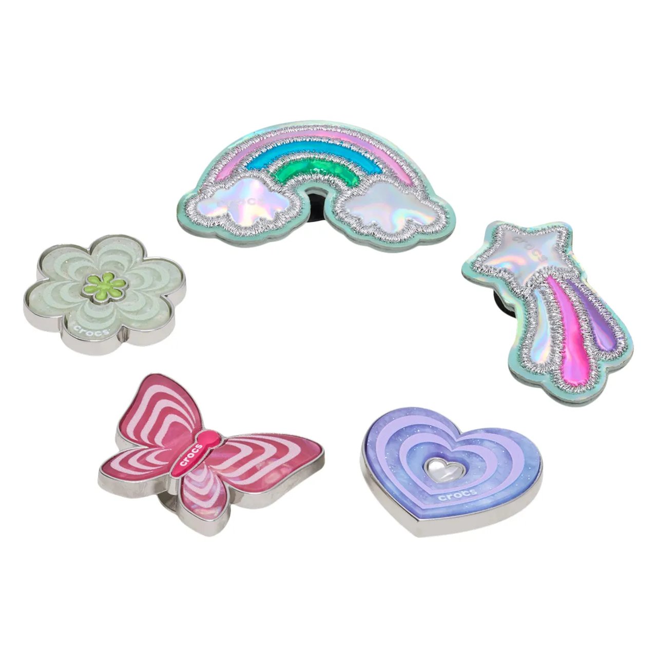 Funky Girl Favorites Jibbitz Set - 5 Pack