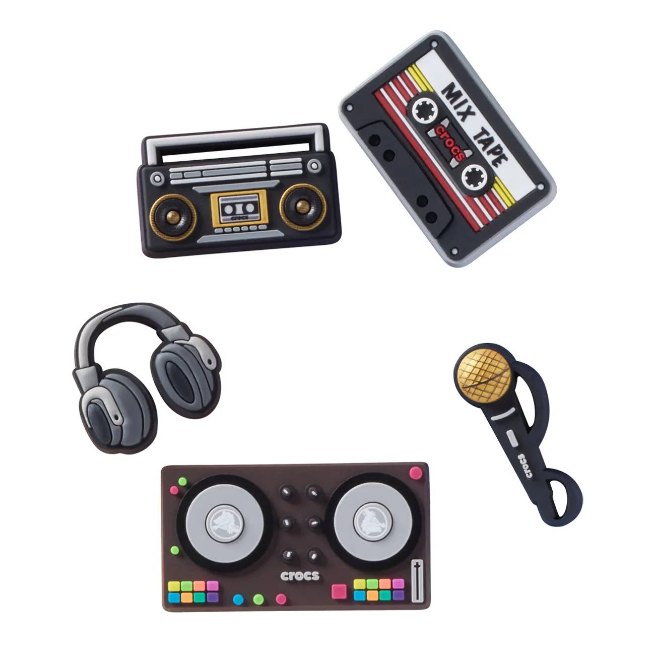Crocs Mic Drop Summer Jibbitz Charms - 5 Pack