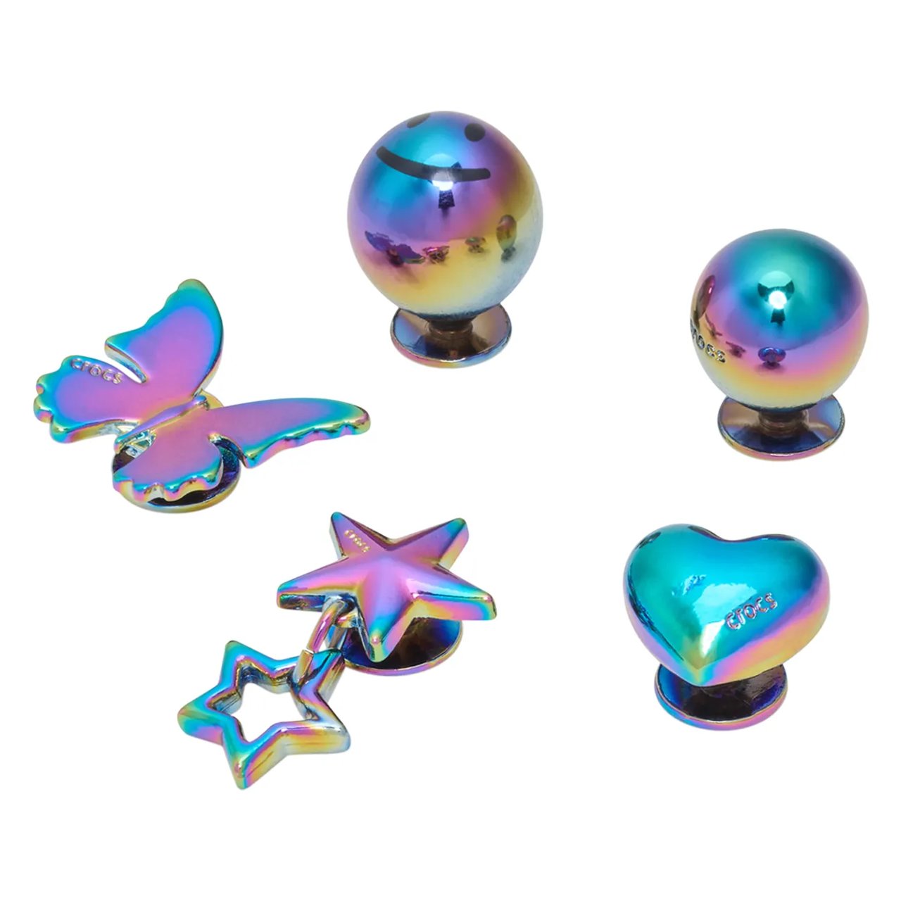 Jibbitz 5 Packs - Iridescent Meta Charm