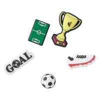 Crocs Soccer Star Jibbitz Charms 5 Pack Multicolour view