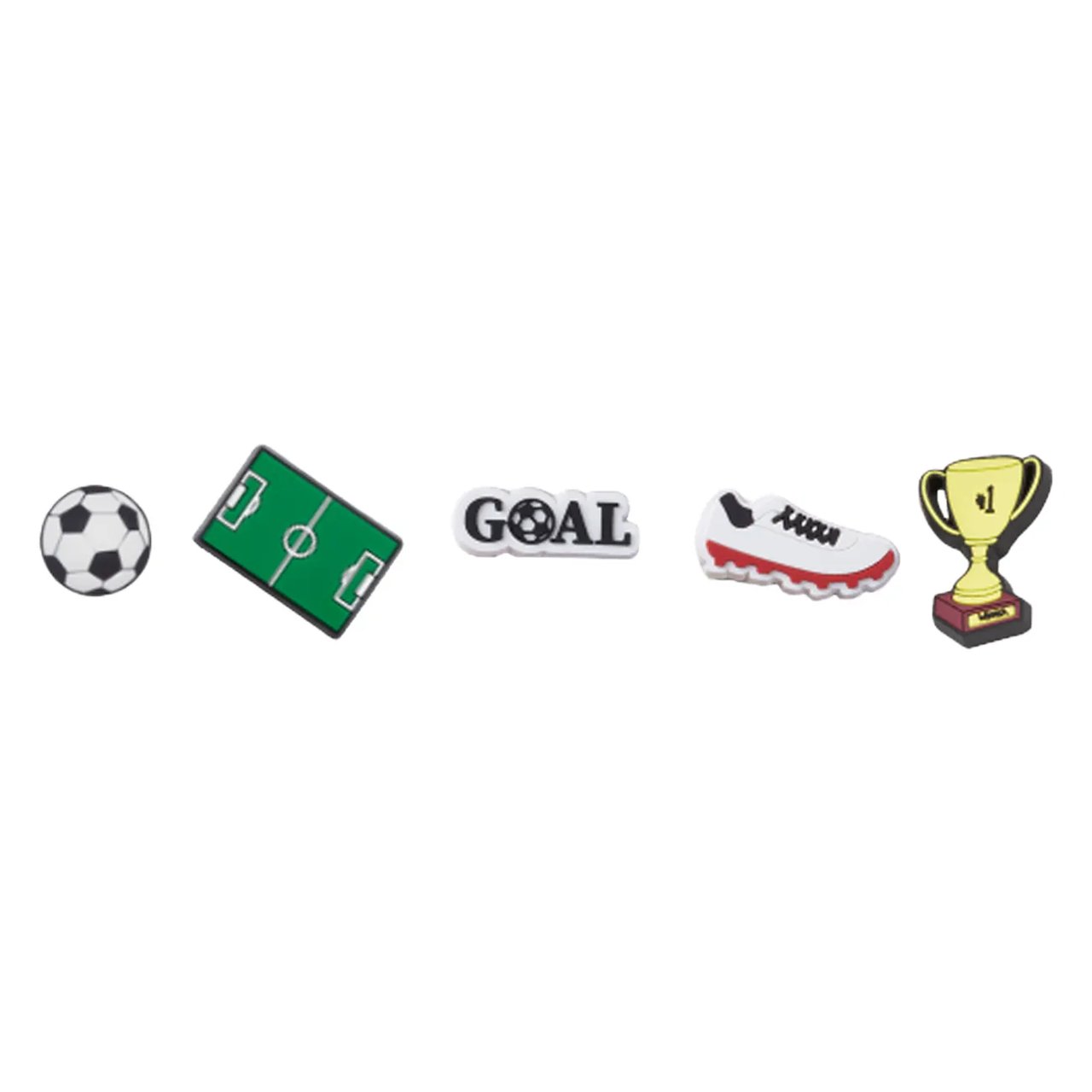 Crocs Soccer Star Jibbitz Charms 5 Pack