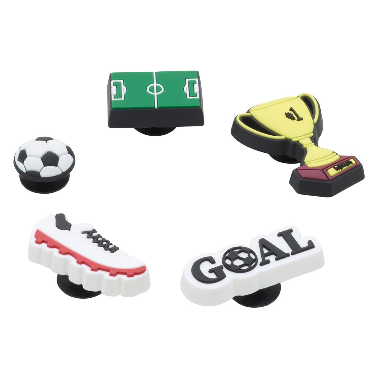 Crocs Soccer Star Jibbitz Charms 5 Pack