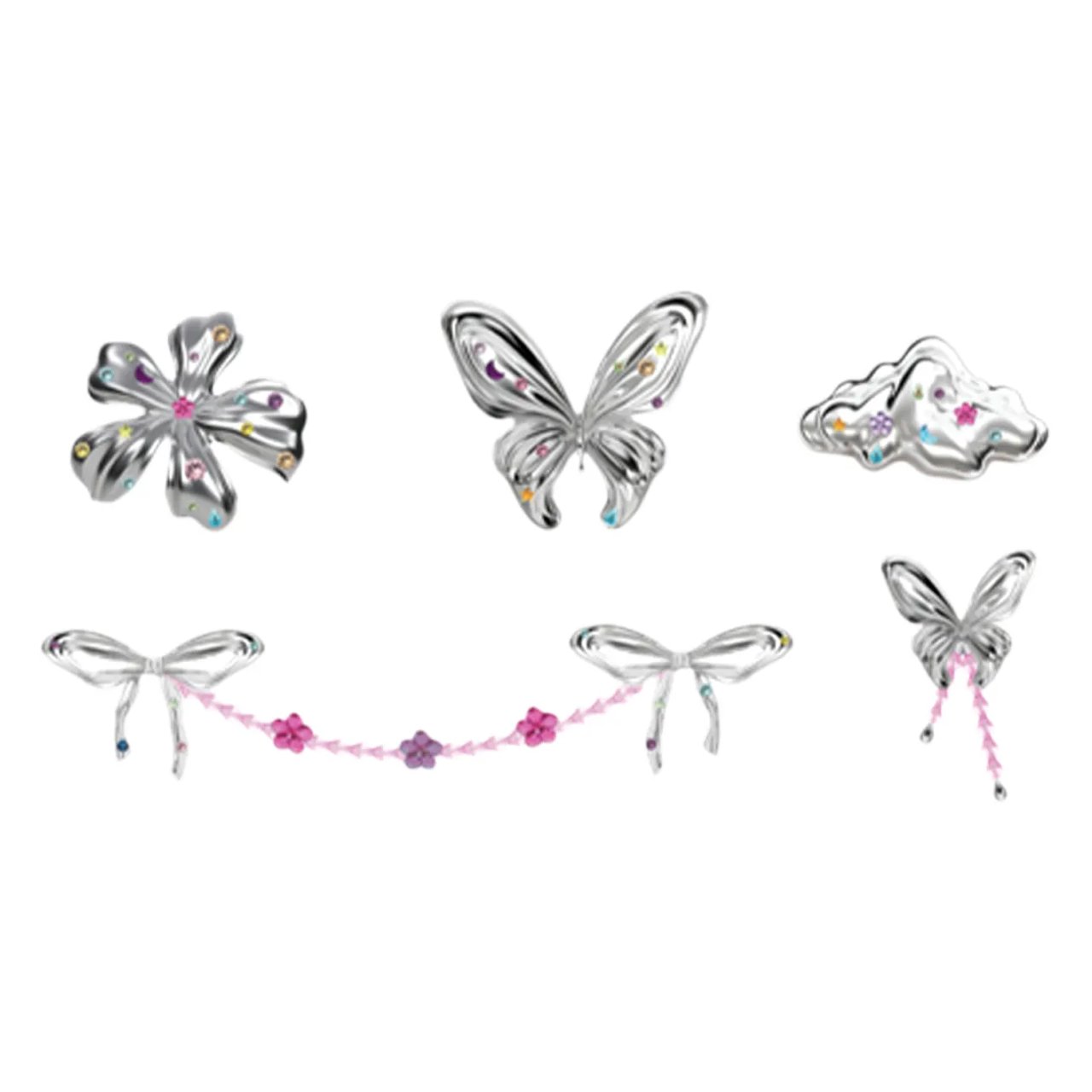 Meta Gem Jibbitz set - 5 pack