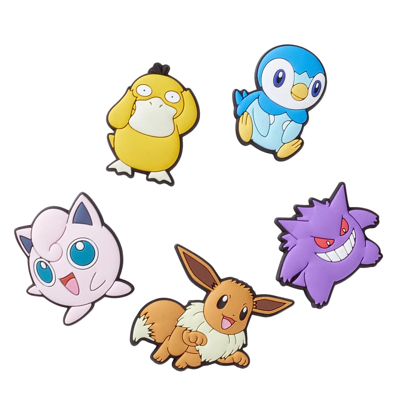 Jibbitz 5 Packs Pokemon Characters Charms