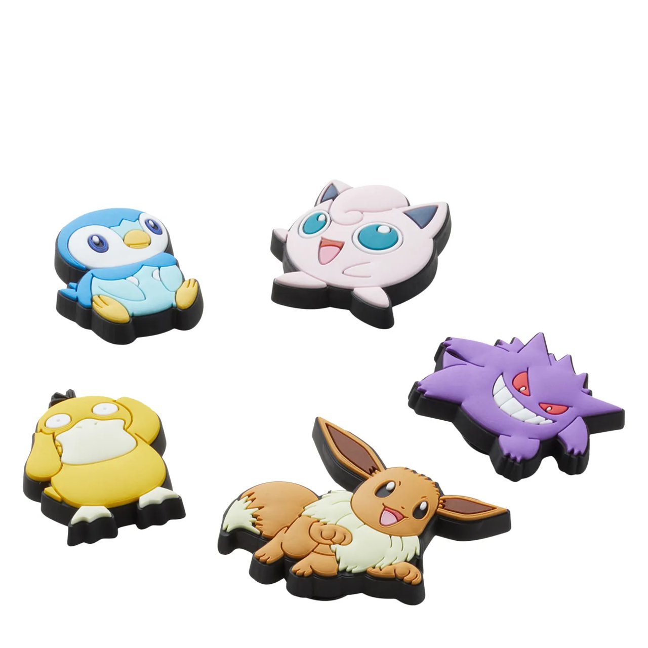 Jibbitz 5 Packs Pokemon Characters Charms