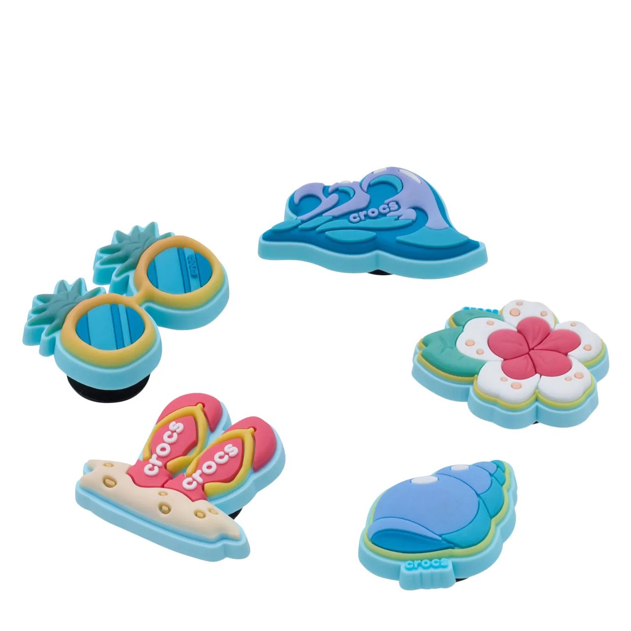 Jibbitz 5 Packs Beach Time Charm