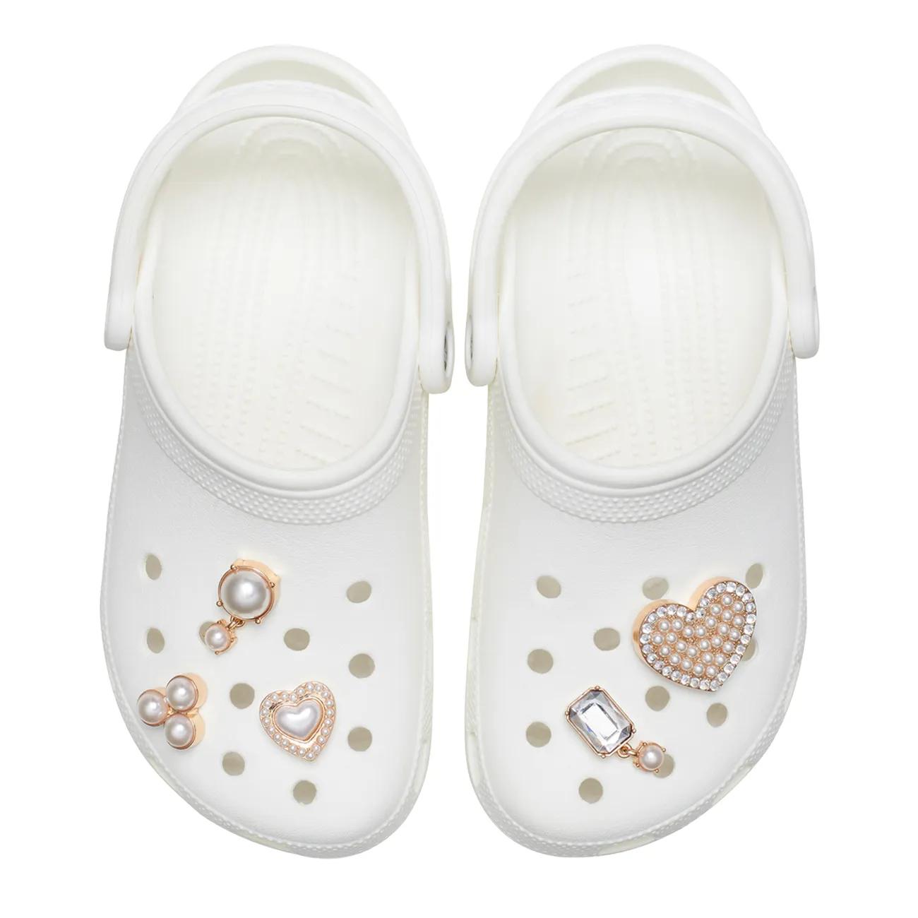 Jibbitz Pearly Hearts- 5 Pack