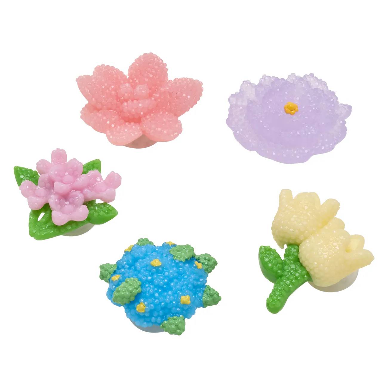 Crocs Beaded Flowers Jibbitz Charms - 5 Pack