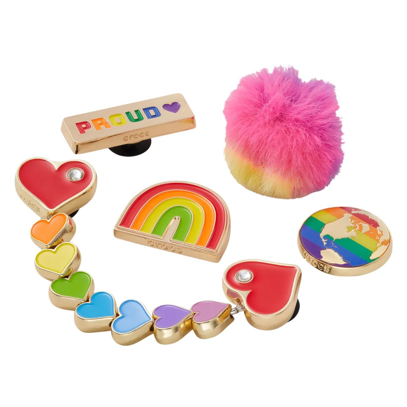 Pride Proud Jibbitz Set - 5 Pack