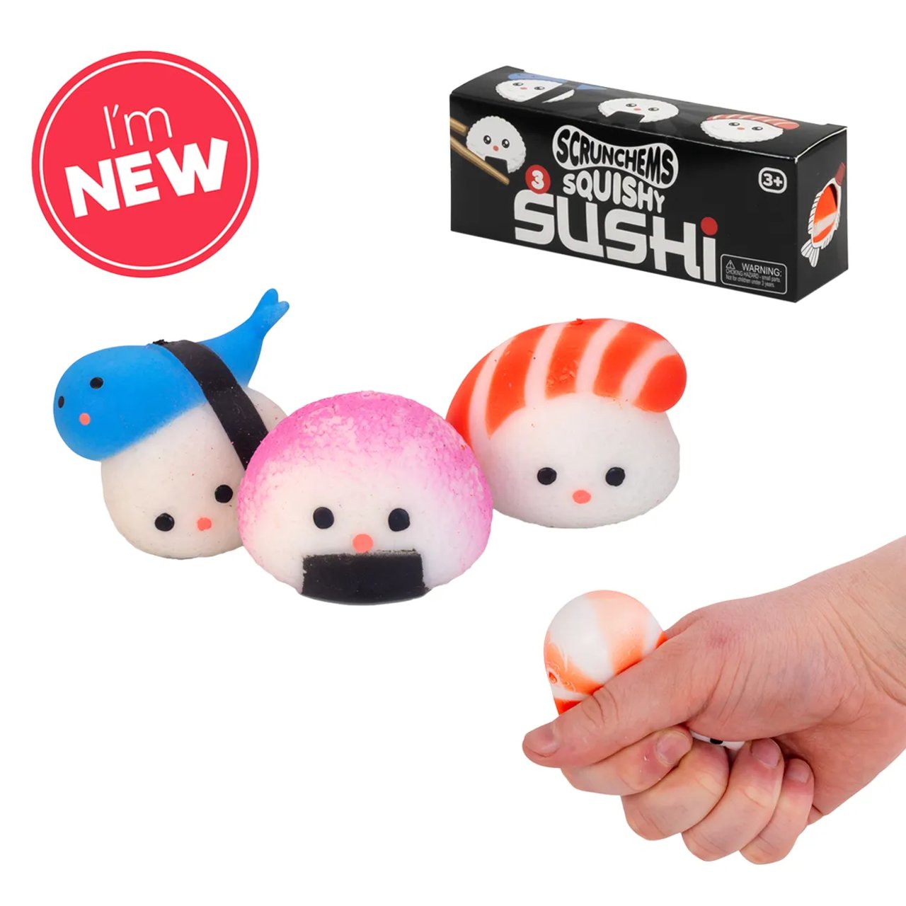 Scrunch 'Ems Sushi 3 Pack