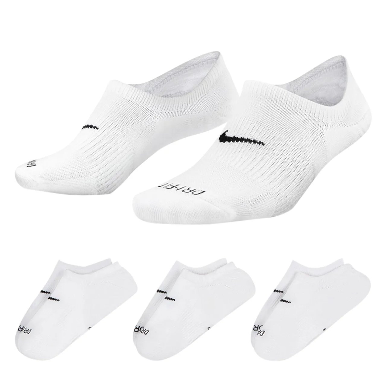 Women's 3-Pack Everyday Plus Cushioned No Show Socks