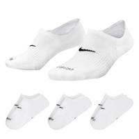 Women's 3-Pack Everyday Plus Cushioned No Show Socks White view