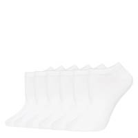 Women's 6-Pack Cotton No Show Sport Socks White view
