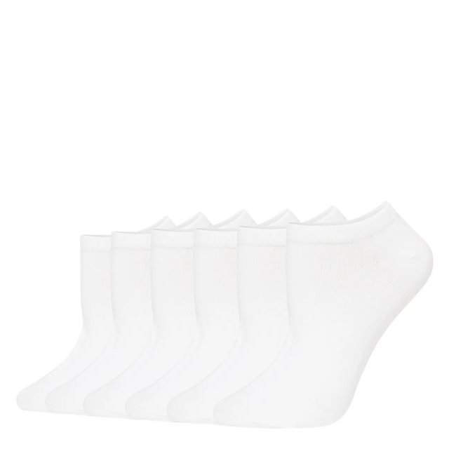 Women's 6-Pack Cotton No Show Sport Socks