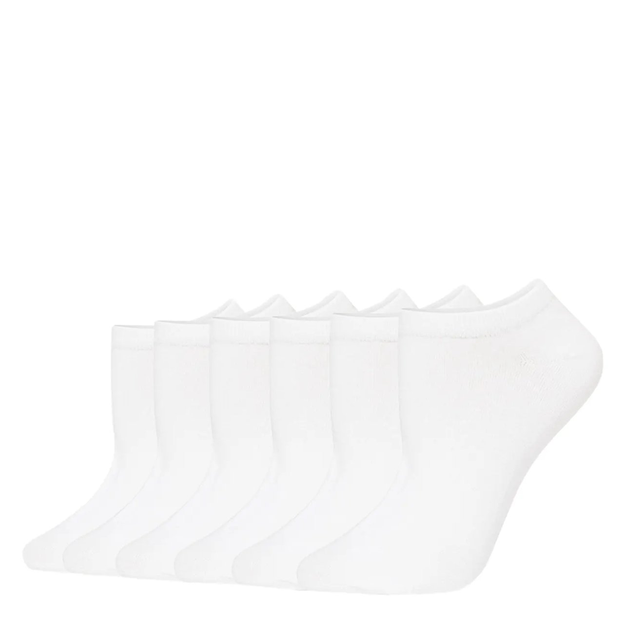 Women's 6-Pack Cotton No Show Sport Socks