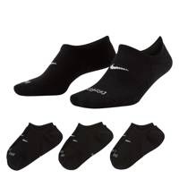 Women's 3-Pack Everyday Plus Cushioned No Show Socks Black view