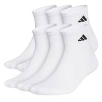 Women's 6-Pack Cushioned Quarter Socks WHITE view