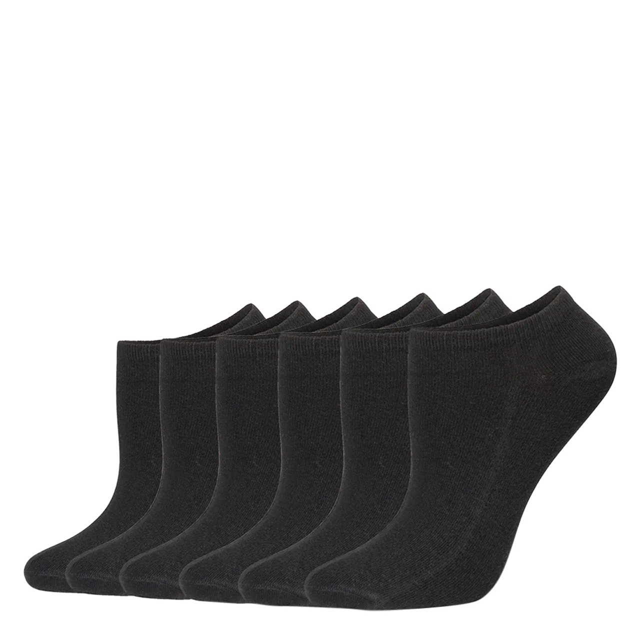 Women's 6-Pack Cotton No Show Sport Socks