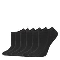 Women's 6-Pack Cotton No Show Sport Socks Black view