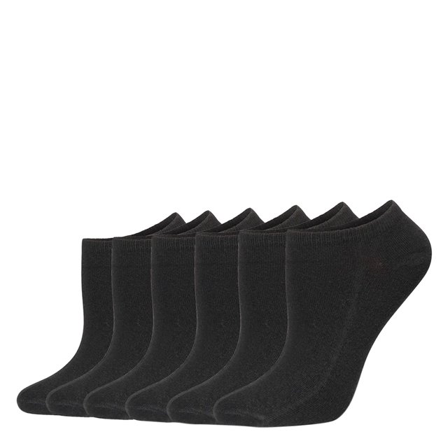Women's 6-Pack Cotton No Show Sport Socks