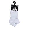 Womens' Cushioned 3 PK Low Cut Socks White view