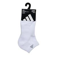 Womens' Cushioned 3 PK Low Cut Socks White view