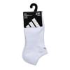 Womens' Cushioned 3 Pack No Show Socks White view