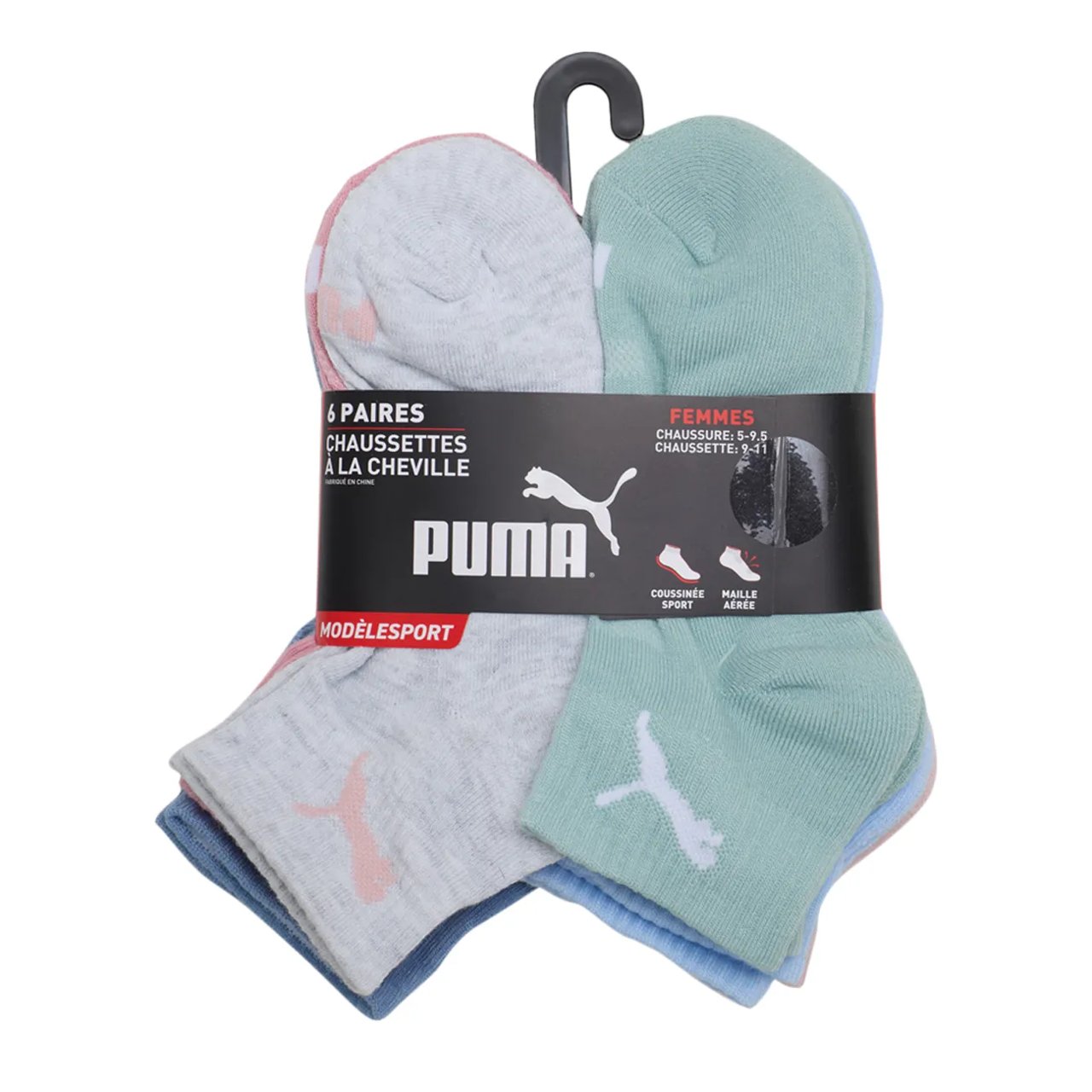 Women's Quarter Crew Socks - 6PK