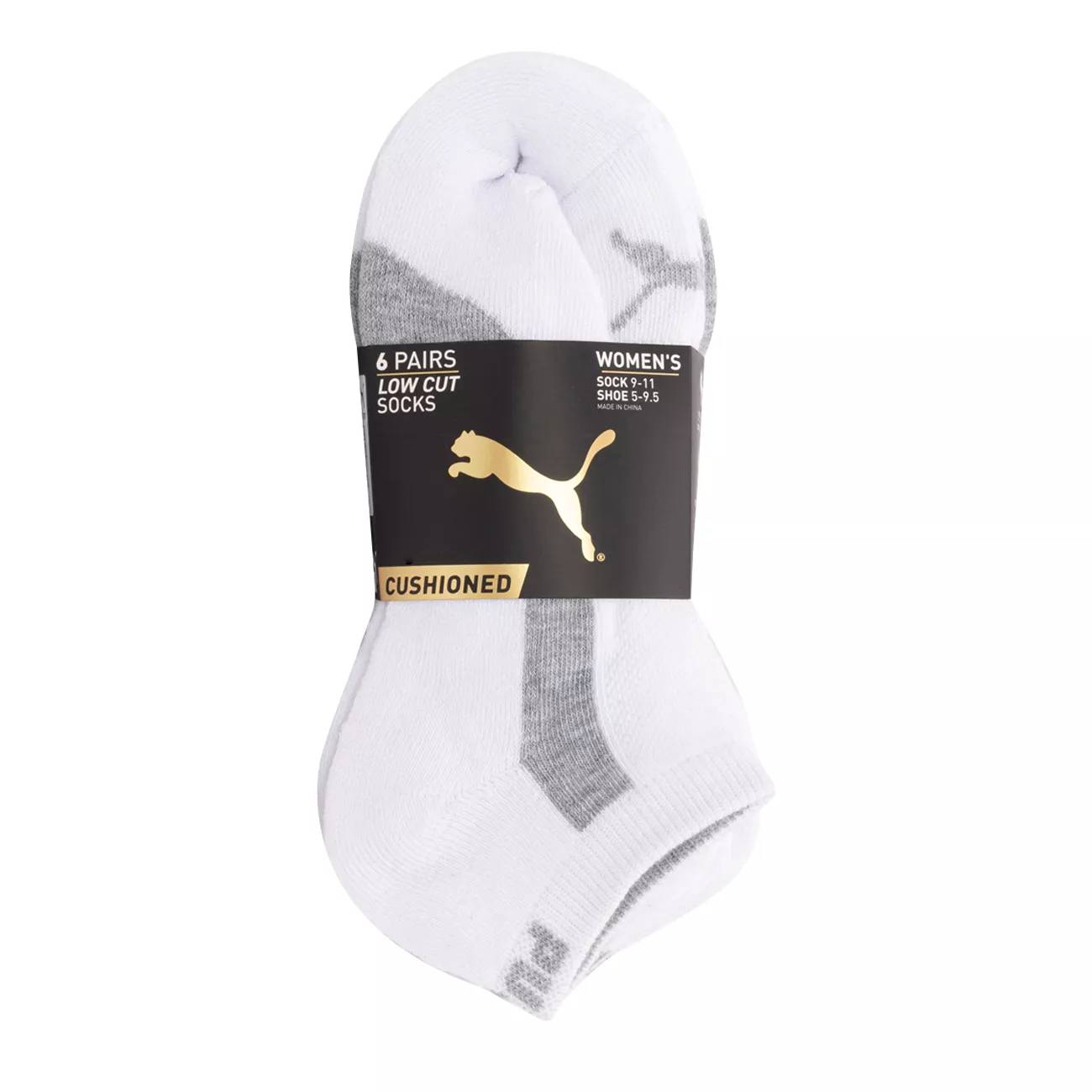 PUMA Women's 6-Pk Low Cut Socks
