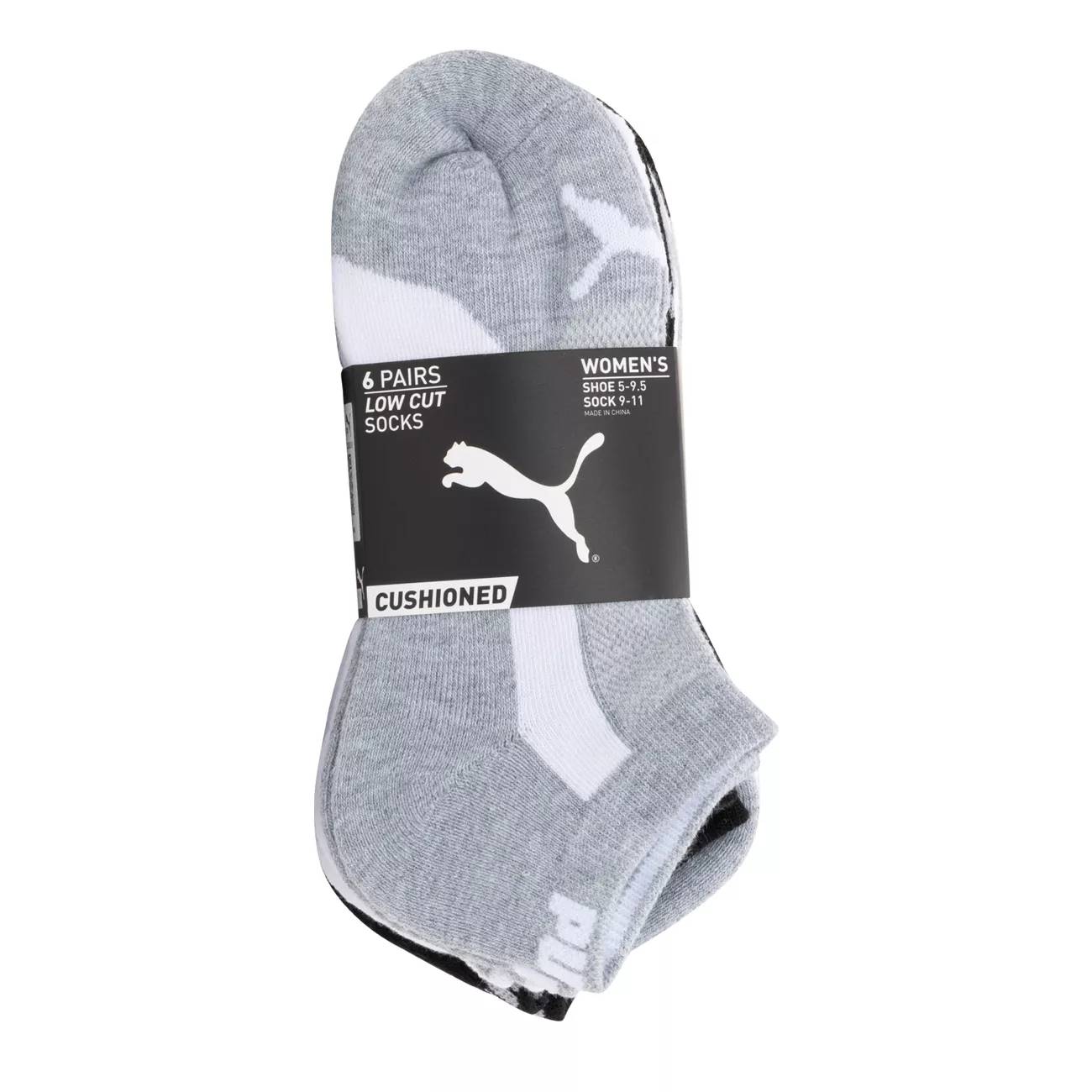 PUMA Women's 6-Pack Low Cut Socks